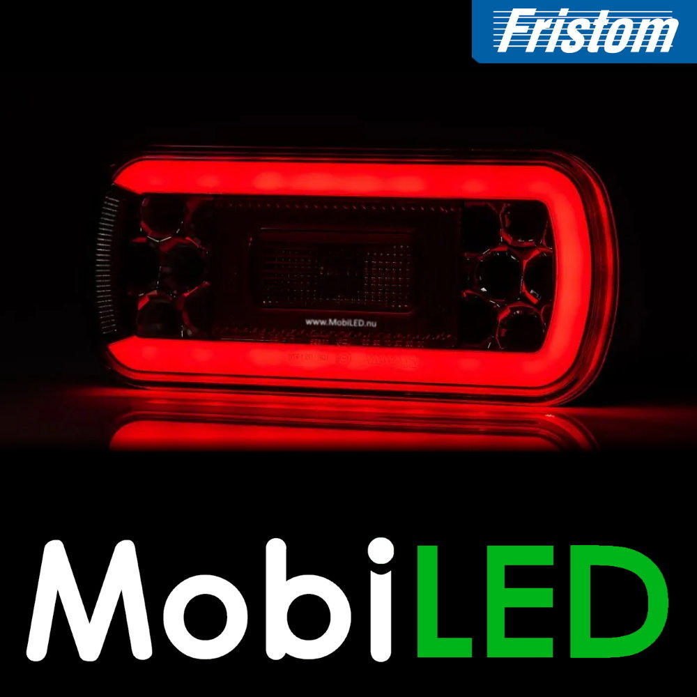 Fristom Fristom Achterlicht 4 functies (mist) NEON look) E-keur Fristom Fristom Achterlicht 4 functies (mist) NEON look) E-keur