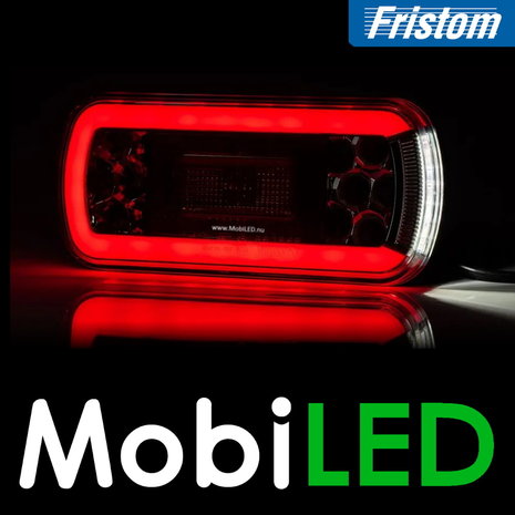 Fristom Neon rear light 4 functions (reverse) with license plate light