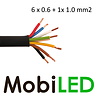 Connection cable 6x 0.6 mm² + 1x 1 mm² Connection cable 6x 0.6 mm² + 1x 1 mm²