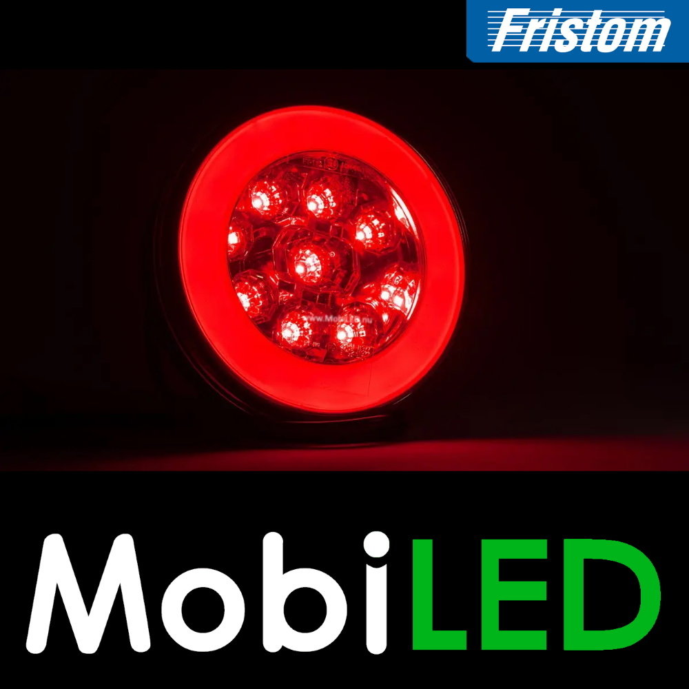 Fristom FT-111 Neon look rond achterlicht en mistlicht kabel