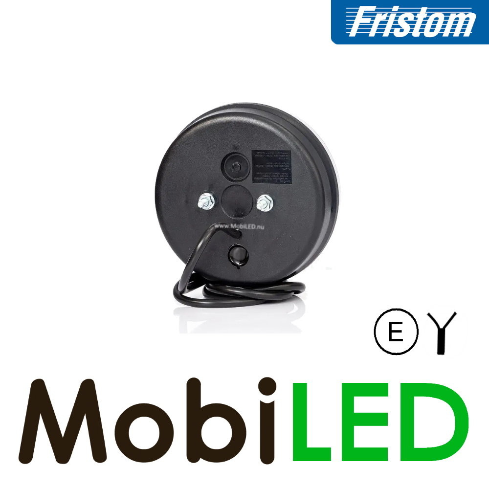 Fristom Fristom Neon look rond achterlicht en achteruitrijlicht kabel E-keur