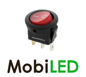 Interrupteur à bascule LED rouge marche/arrêt 16 A 12 V Interrupteur à bascule LED rouge marche/arrêt 16 A 12 V