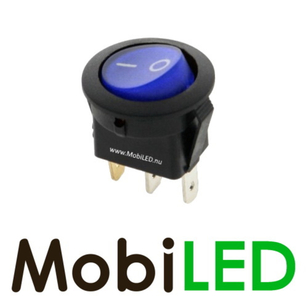 Interrupteur à bascule LED bleu marche/arrêt 16 A 12 V Interrupteur à bascule LED bleu marche/arrêt 16 A 12 V