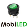 Interrupteur à bascule LED marche/arrêt 16 A 12 V  vert