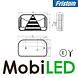 Fristom Achterlicht 3 functies kenteken rechts kabel Fristom Achterlicht 3 functies kenteken rechts kabel