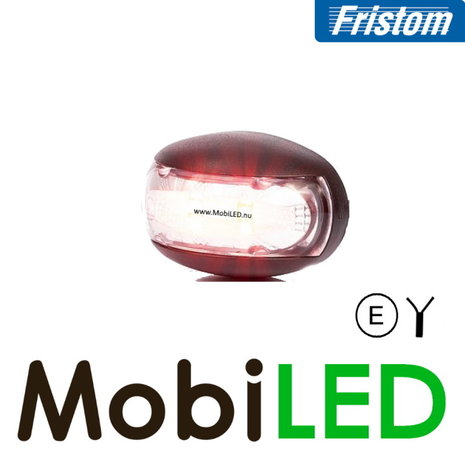 Fristom Zijmarkering halfrond rood Fristom Zijmarkering halfrond rood