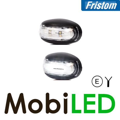 Fristom Zijmarkering halfrond wit Fristom Zijmarkering halfrond wit