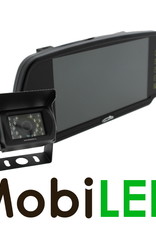 Achteruitrij camera set voor spiegel, monitor en camera bedraad