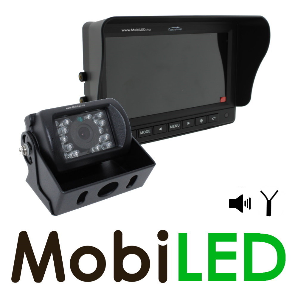 Reversing camera kit, monitor and camera wired