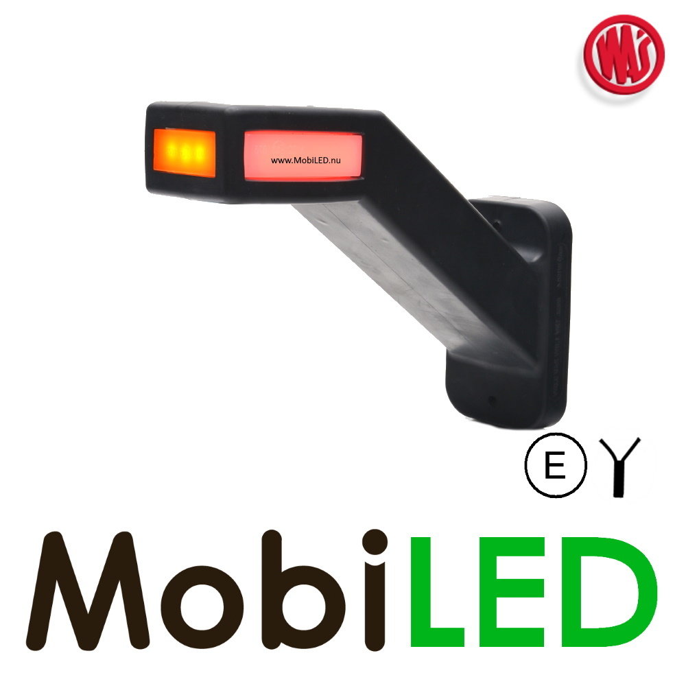 WAS Pendant lamp oblique model red/amber/white Right WAS Pendant lamp oblique model red/amber/white Right