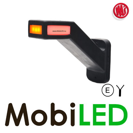 WAS Pendant lamp oblique model red/amber/white Right WAS Pendant lamp oblique model red/amber/white Right