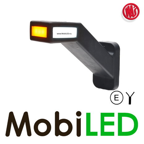 WAS Pendellamp schuin model rood/amber/wit Links E-keur