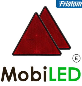 Fristom Reflector triangle Red E-mark (2 pieces)