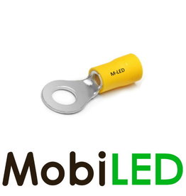 M-LED 100x Ring half geïsoleerd 4-6mm² (8 mm) geel