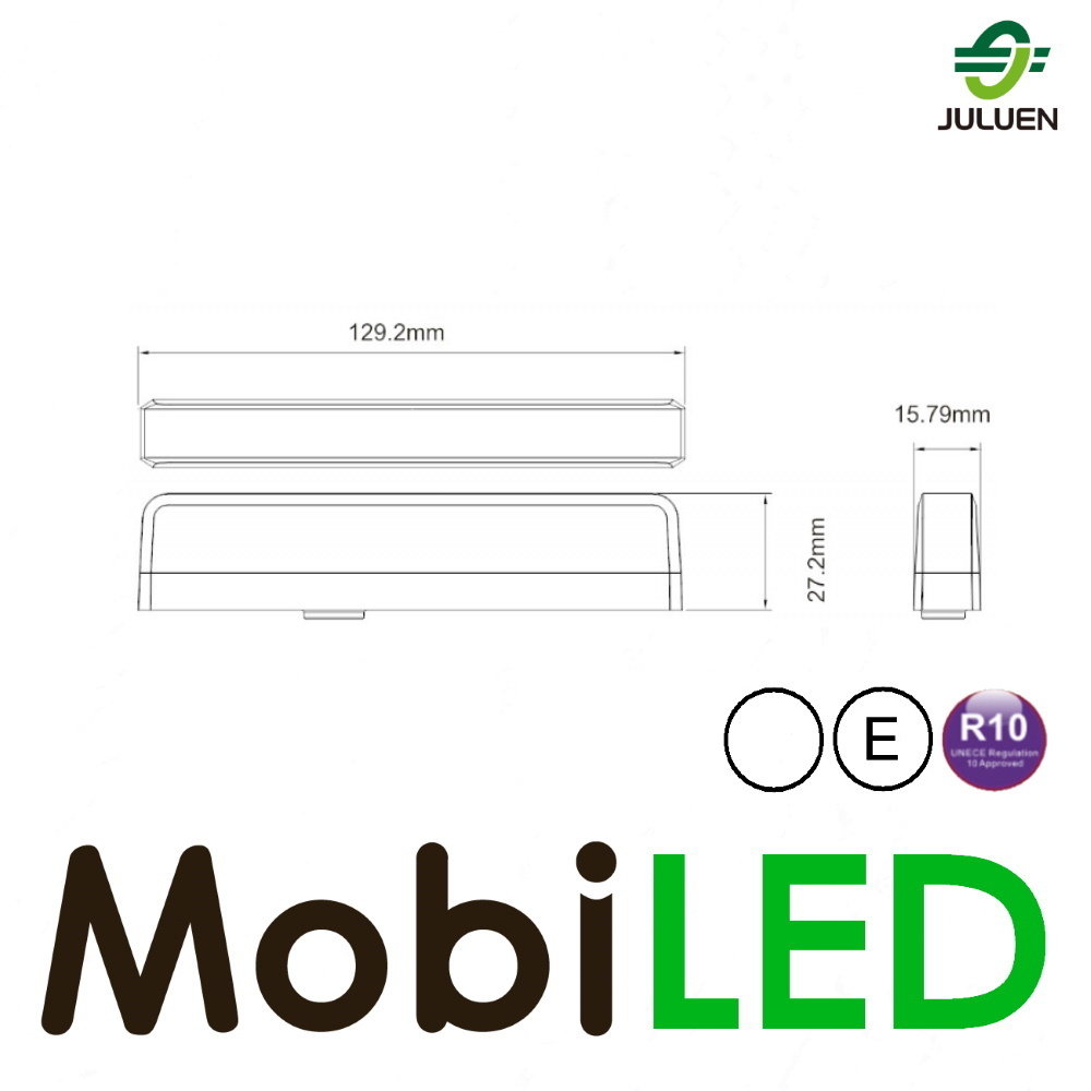 Juluen Edge-Saber ultra smalle flitser wit Juluen Edge-Saber ultra smalle flitser wit