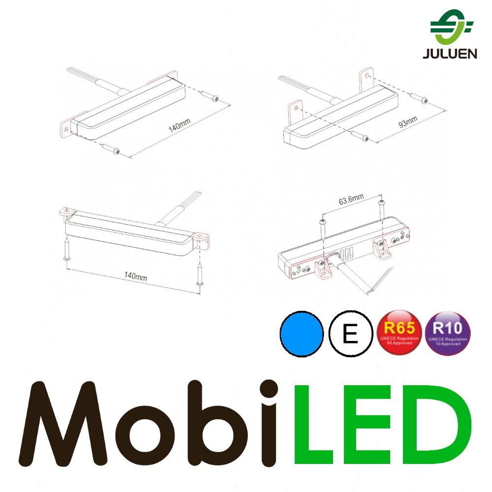 Juluen Edge-Saber ultra narrow flasher blue Juluen Edge-Saber ultra narrow flasher blue