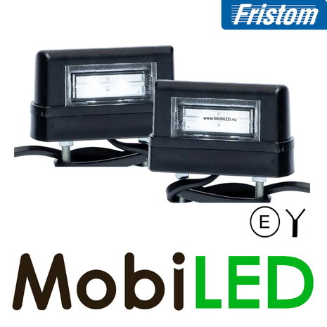 Fristom Set kentekenverlichting E-keur 12-24 volt Fristom Set kentekenverlichting E-keur 12-24 volt