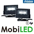 Fristom Set License plate lighting Aspock black