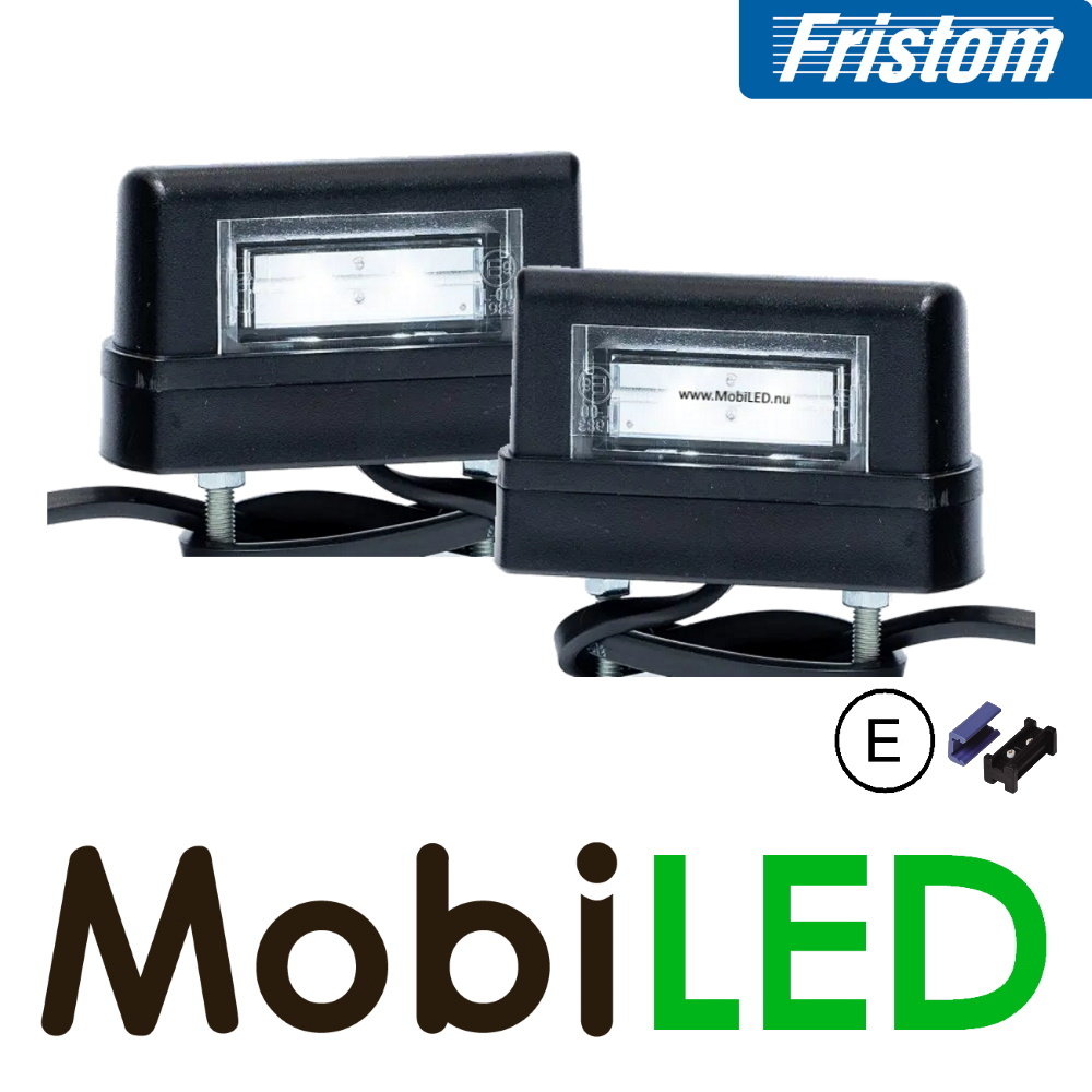 Fristom Set License Plate Lightsing Aspock E-mark 12-24 volts Fristom Set License Plate Lightsing Aspock E-mark 12-24 volts