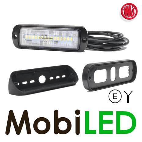 WAS WAS Worklight angled mount elongated E-mark