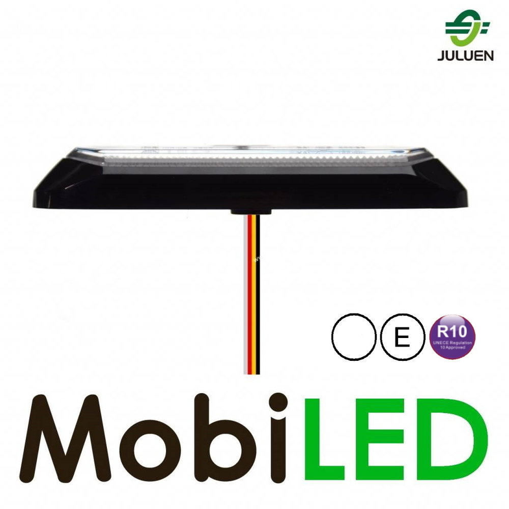 Juluen Flasher white with Halo ring red