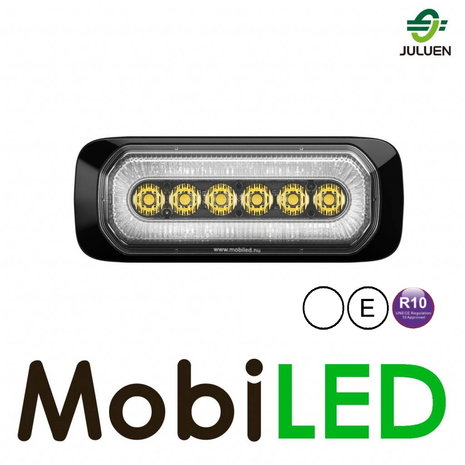 Juluen Flasher white with Halo ring red