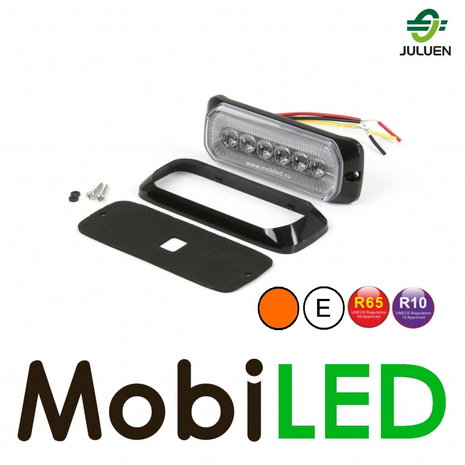 Juluen Clignotant ambre avec anneau Halo blanc