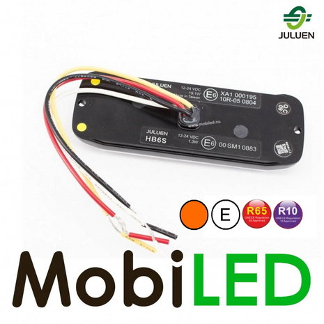 Juluen Clignotant ambre avec anneau Halo blanc