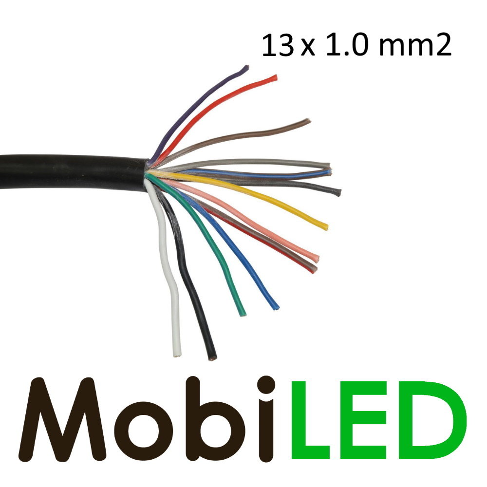 Aansluitkabel 13 aderig 13x 1 mm² Aansluitkabel 13 aderig 13x 1 mm²