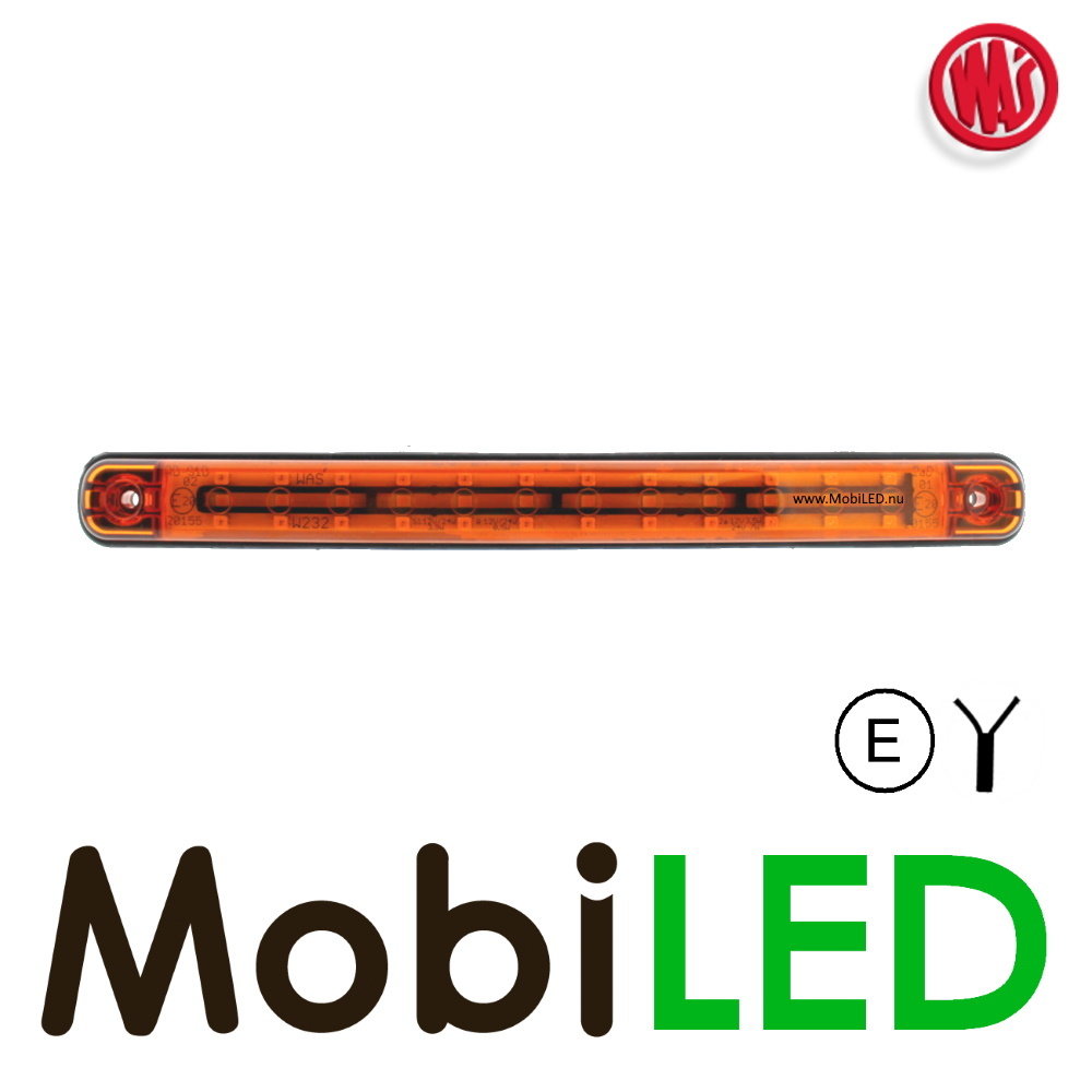 WAS Feu arrière 12-24 volts 3 fonctions E-marque WAS Feu arrière 12-24 volts 3 fonctions E-marque