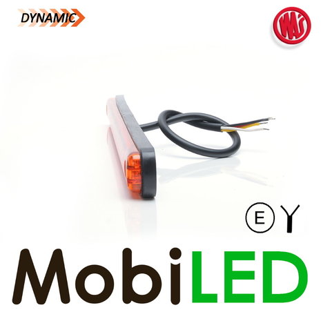WAS WAS Clignotant dynamique 12-24V E-marque WAS WAS Clignotant dynamique 12-24V E-marque