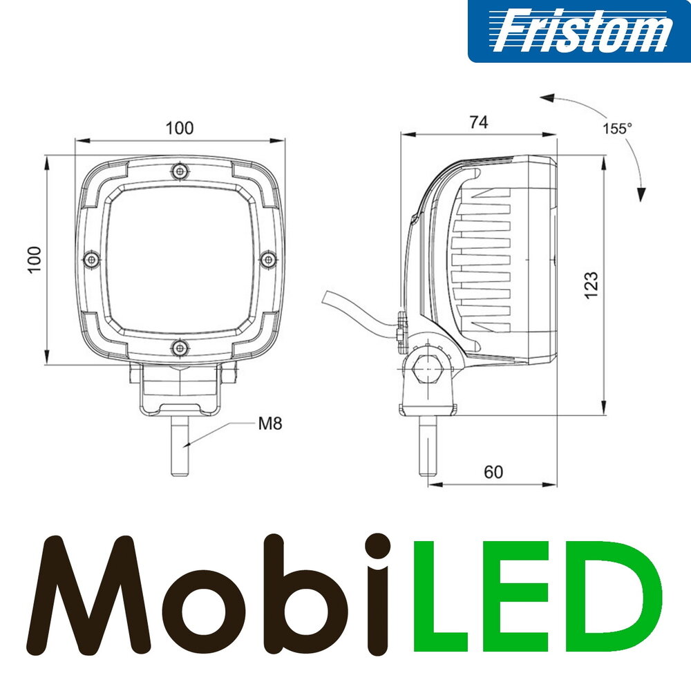 Fristom Frame ADR Werklamp Grijs Fristom Frame ADR Werklamp Grijs