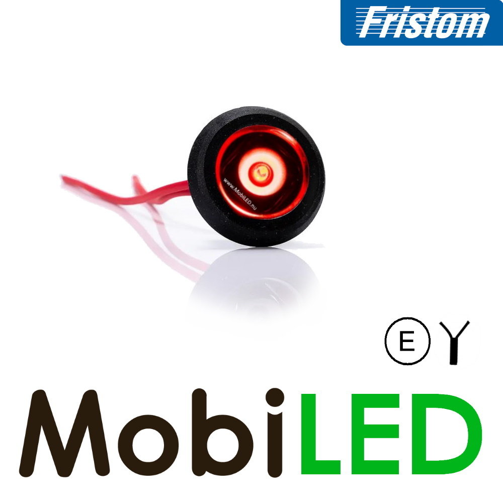 Fristom Halo feu de position Rouge E-mark 12-36 volts