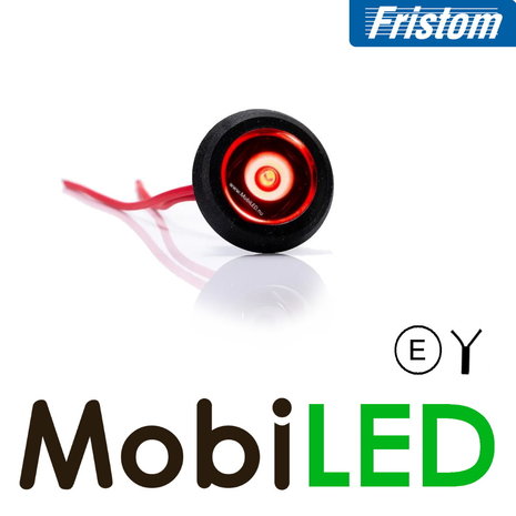 Fristom Halo feu de position Rouge E-mark 12-36 volts