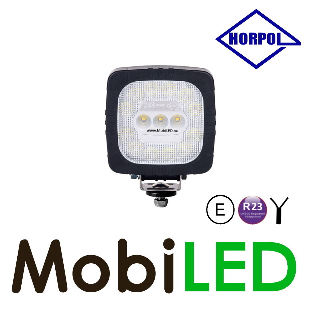 HORPOL Work lamp and reversing lamp 15 LEDs IP68