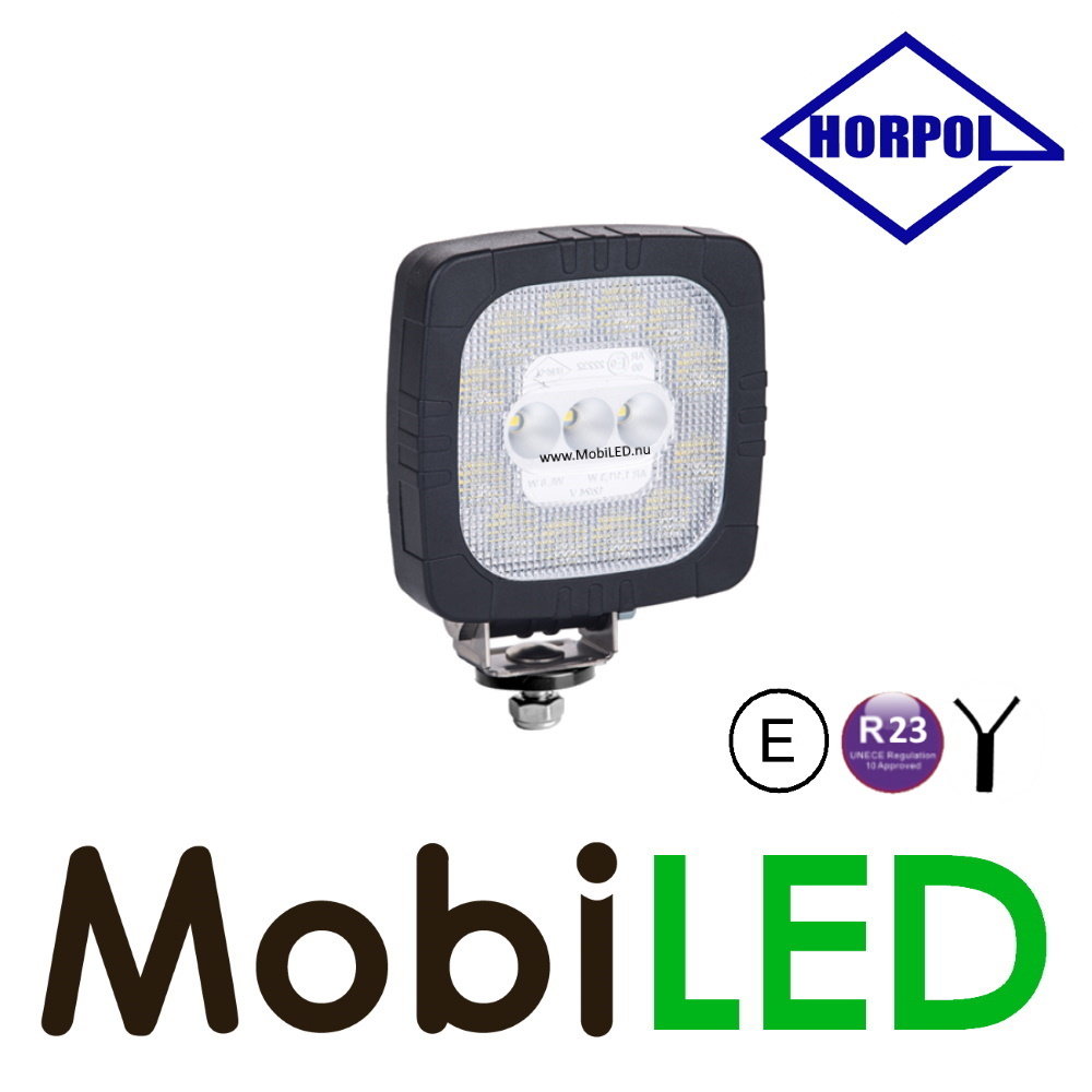 HORPOL Work lamp and reversing lamp 15 LEDs IP68
