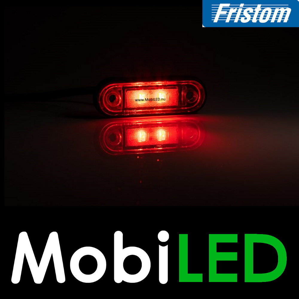 Fristom Marquage Slim line 2 LED rouge E-mark Fristom Marquage Slim line 2 LED rouge E-mark