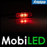 Fristom Markering slim line 2 leds rood E-keur Fristom Markering slim line 2 leds rood E-keur