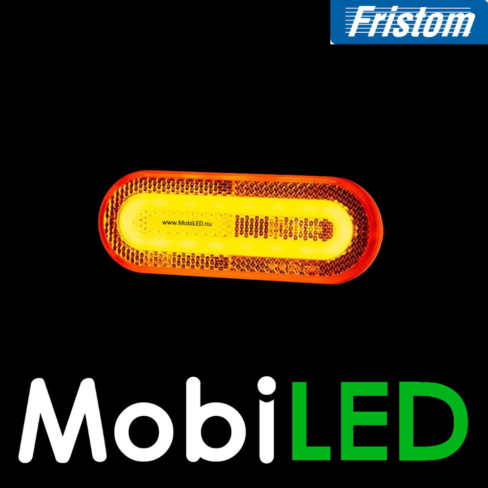 Fristom Amber side marking "NEON" look with border E-mark Fristom Amber side marking "NEON" look with border E-mark
