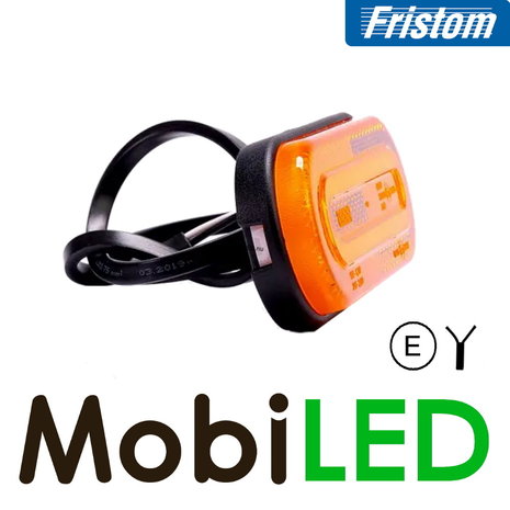 Fristom Amber side marking "NEON" look with border E-mark Fristom Amber side marking "NEON" look with border E-mark