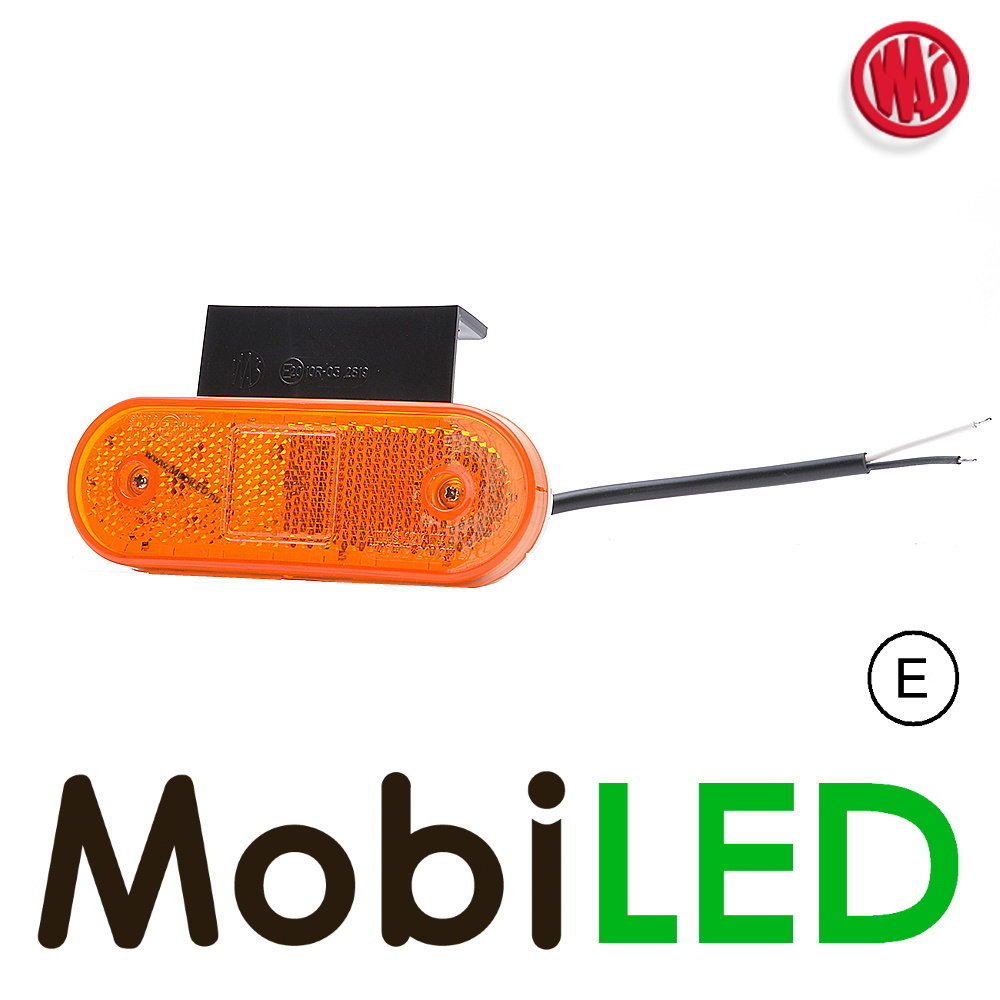 WAS Marquage latéral multifonctionnel  ovale bord "Neon" E-mark WAS Marquage latéral multifonctionnel  ovale bord "Neon" E-mark