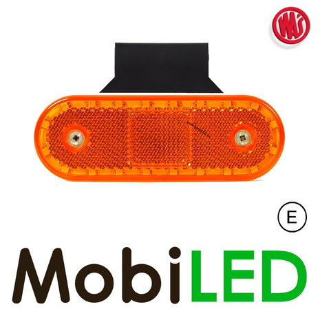 WAS Marquage latéral multifonctionnel  ovale bord "Neon" E-mark WAS Marquage latéral multifonctionnel  ovale bord "Neon" E-mark