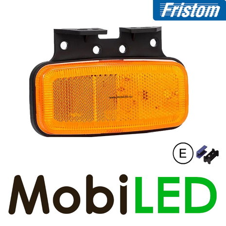 Fristom Fristom Marquage latéral avec des coins arrondis ambre NEON look E-marque