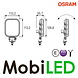 OSRAM VX120S-WD Work light/reversing light 15W square E-mark OSRAM VX120S-WD Work light/reversing light 15W square E-mark