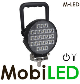 M-LED M-LED Werklamp rond met schakelaar 24 watt