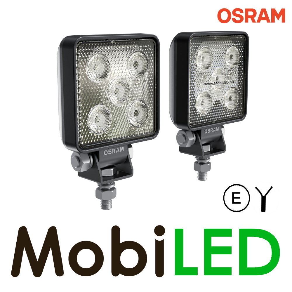 OSRAM VX70-WD Lampe de travail 8W set carrée E-marque OSRAM VX70-WD Lampe de travail 8W set carrée E-marque