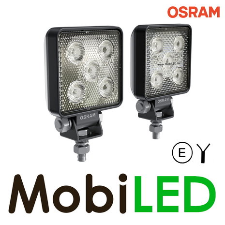 OSRAM VX70-WD Work lamp 8W set square E-mark