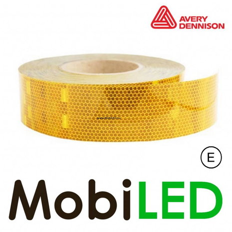 Avery Dennison Reflection tape Yellow E-mark