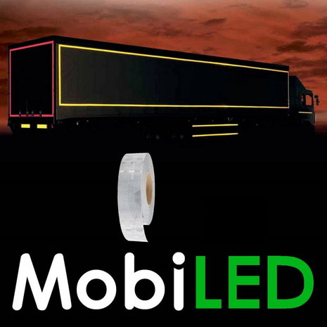 Avery Dennison Reflectietape Wit E-keur