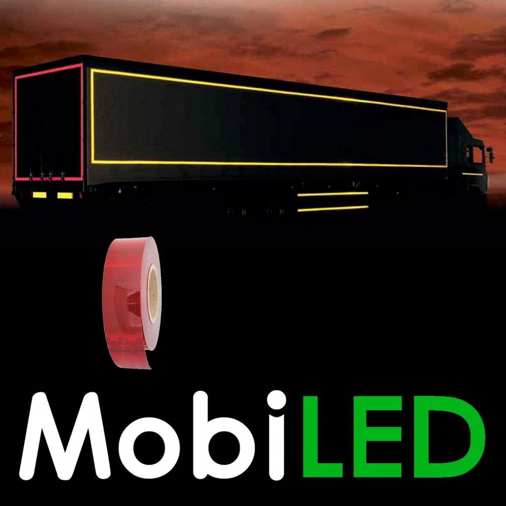 Avery Dennison Reflectietape Rood E-leur Avery Dennison Reflectietape Rood E-leur